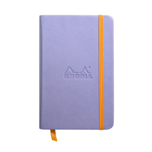 Rhodia Hardcover Notebook - Small - Iris - Plain